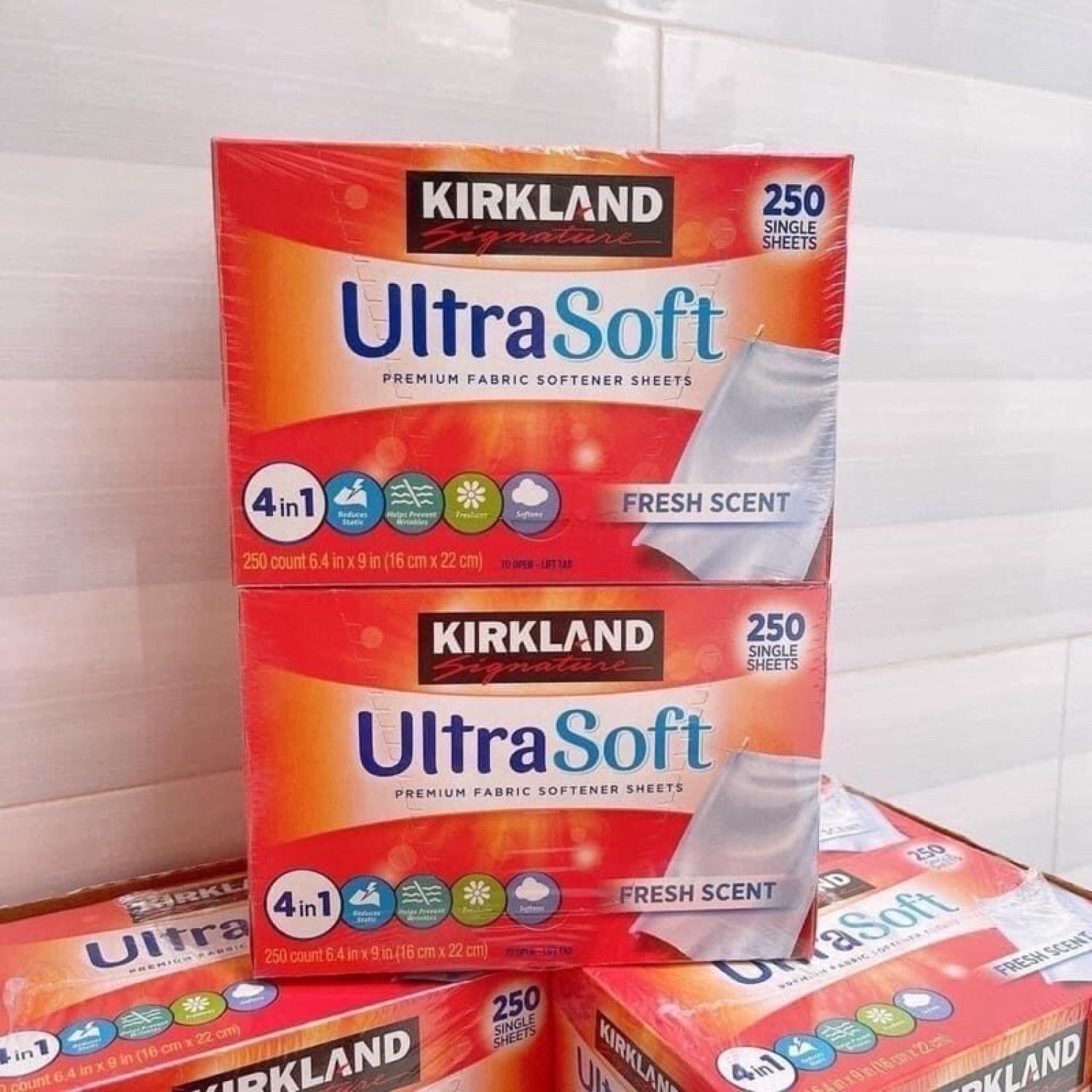 Giấy Thơm Quần Áo Kirkland Ultrasoft 250 miếng - Hãng Mỹ