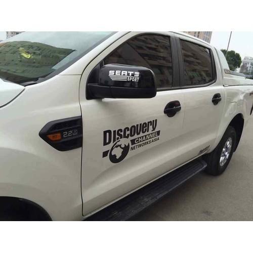 Tem dán sườn xe Dicovery Channel 2 chiếc