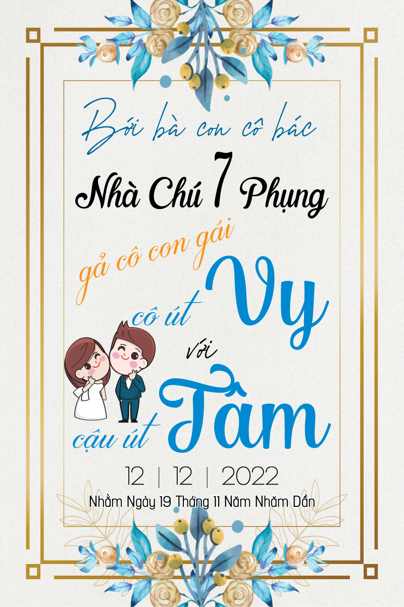 Bảng chào, bảng đón khách treo cổng backdrop, cổng hoa, trang trí đám cưới, sinh nhật