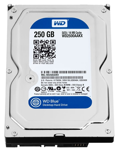 Ổ cứng máy tính sata WD 250GB chuyên camera, đầu ghi hình, máy tính để bàn bảo hành 2 năm