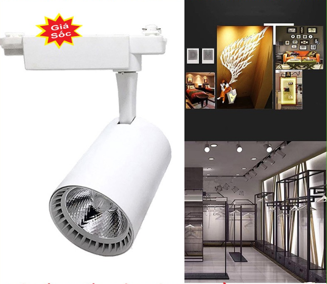 [HCM]Đèn rọi ray COB cao cấp 20W loại dài