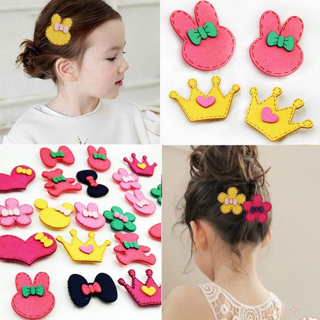 Set 2 miếng dán tóc xinh xắn cho bé