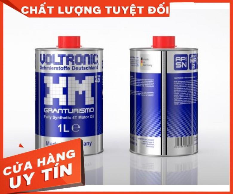 Nhớt xe máy xe côn tay Voltronic XM Blue 1l, nhớt cho xe số Voltronic XM Blue 1l nhớt biến thiên cao cấp