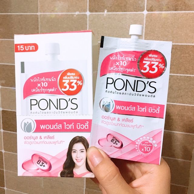 Kem pond’s gói thái lan có nút vặn ( hộp 6 gói)