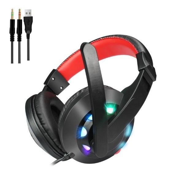 Tai nghe chụp tai ,tai nghe có mic ,tai nghe gaming ,Tai nghe A65  siêu bền có mic thoại Led [ dùng tốt cho điện thoại lẫn PC ],tai nghe livestream A65