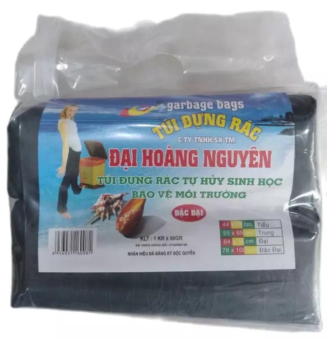 Giao ngay túi rác cực đại 2 cuộn bằng 1 kg , 1 bao 2 cuộn kích thước 78x100