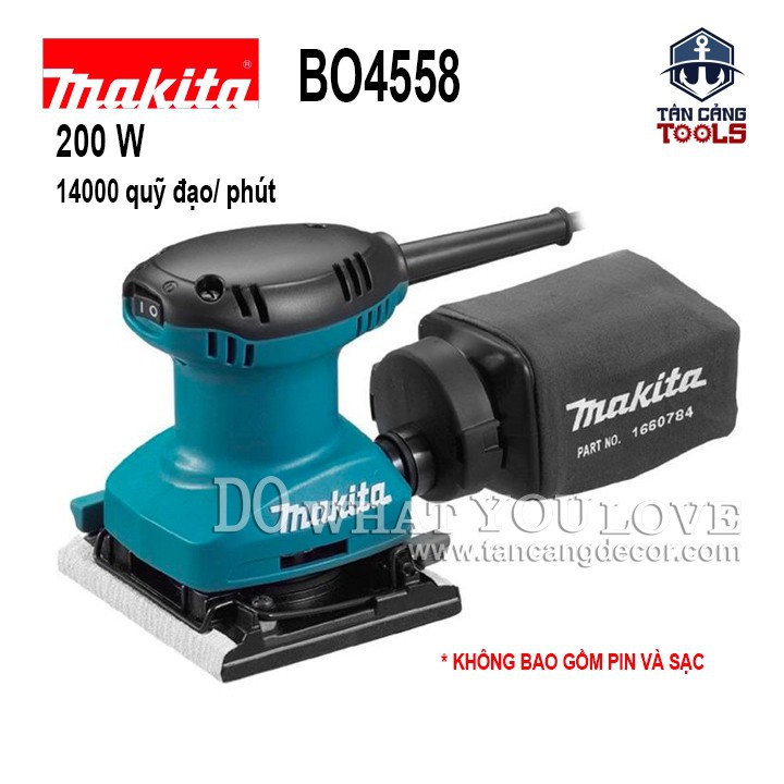 Máy chà nhám vuông makita bo4558 200w