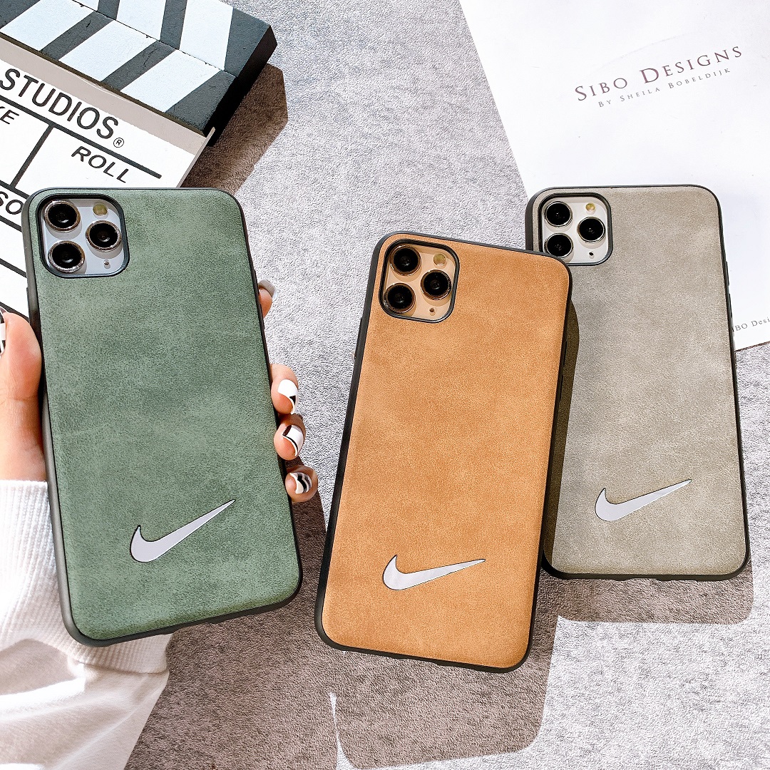 Ốp lưng da - nike gương