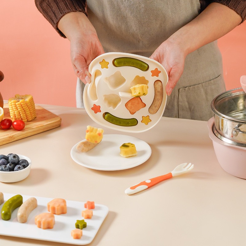 Khuôn Silicon Làm Xúc Xích Cho Bé, Khuôn Làm Bánh Flan, Thạch Pudding, Khuôn Hấp Bánh Nướng Bánh Silicon Có Nắp