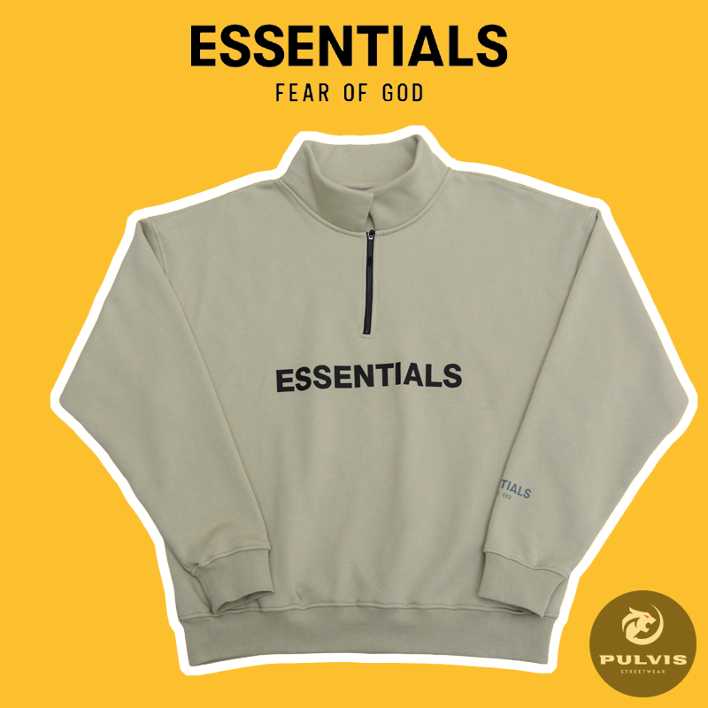 sweater fog essentials half zip 