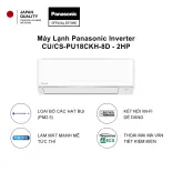 Máy Lạnh Panasonic Inverter CU/CS-PU18CKH-8D - 2HP - Một chiều - Lọc bụi nanoeG - Wifi