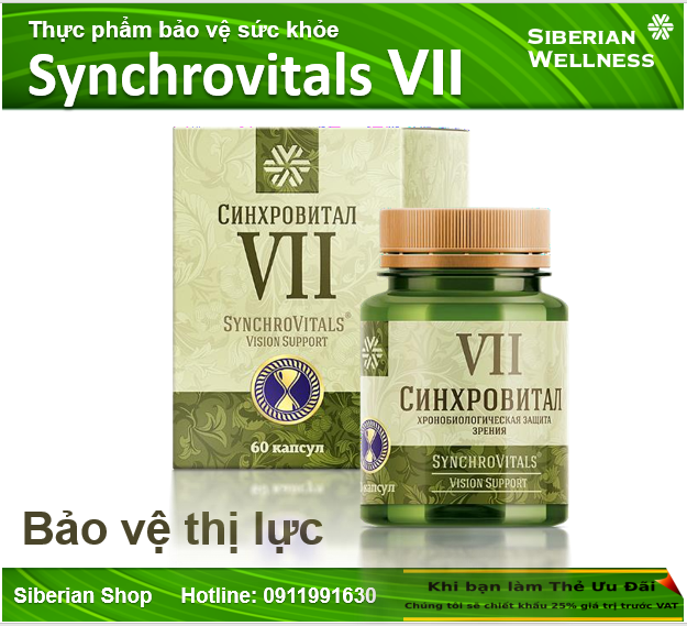 Synchrovital VII - Bảo vệ mắt