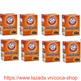 Bộ 8 hộp Bột nở Baking Soda đa công dụng Arm & Hammer 454g