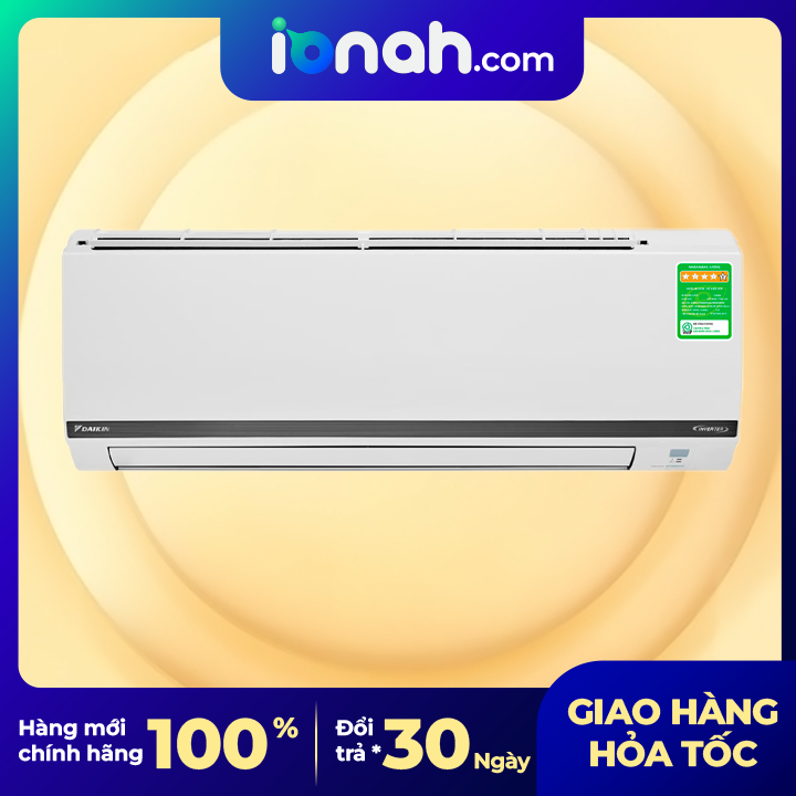 Giảm 1.000k Điều hoà inverter Daikin 1.5HP FTKB35XVMV - Máy lạnh inverter