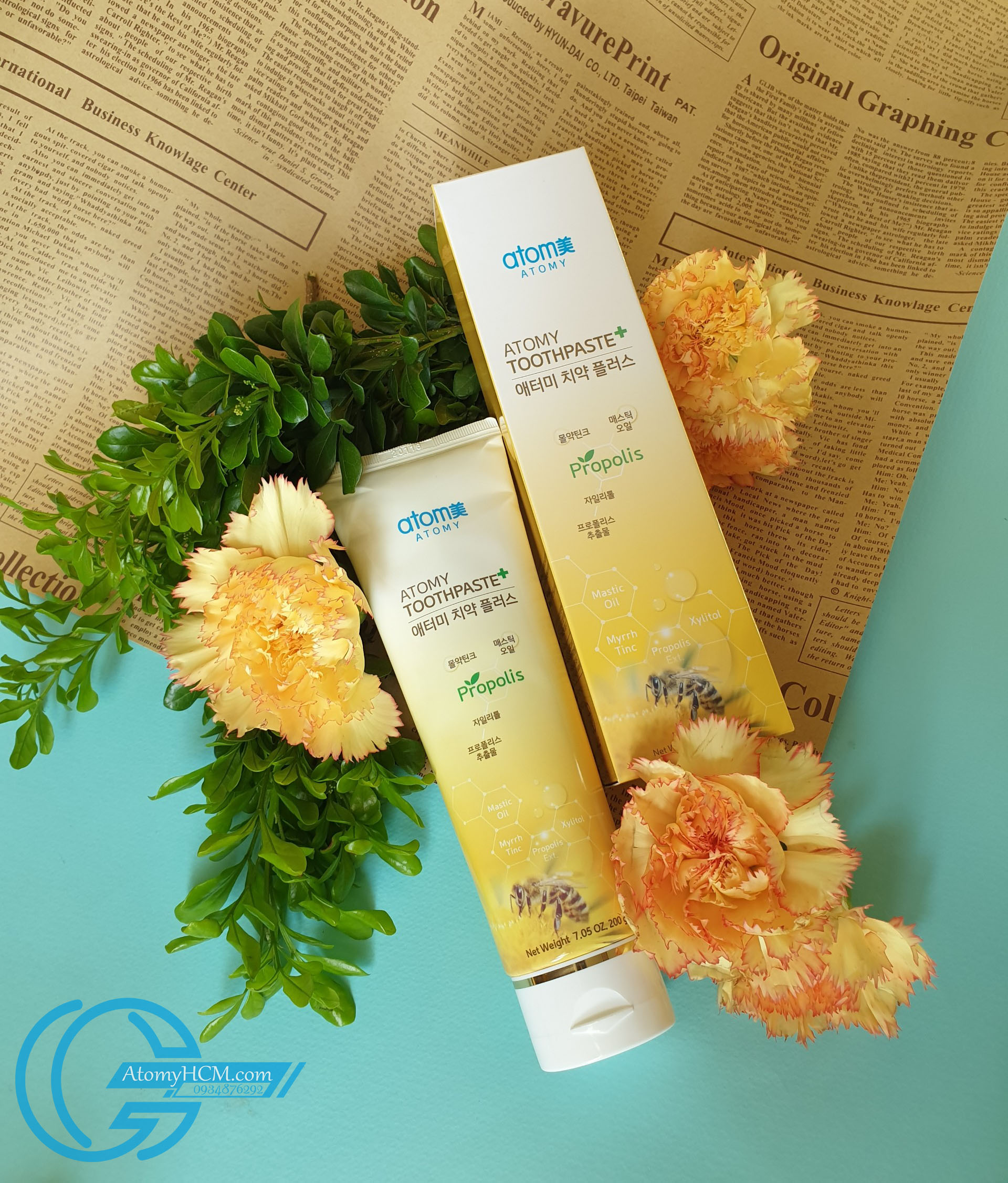 [HCM]Kem đánh răng Atomy Tuýp 200gam