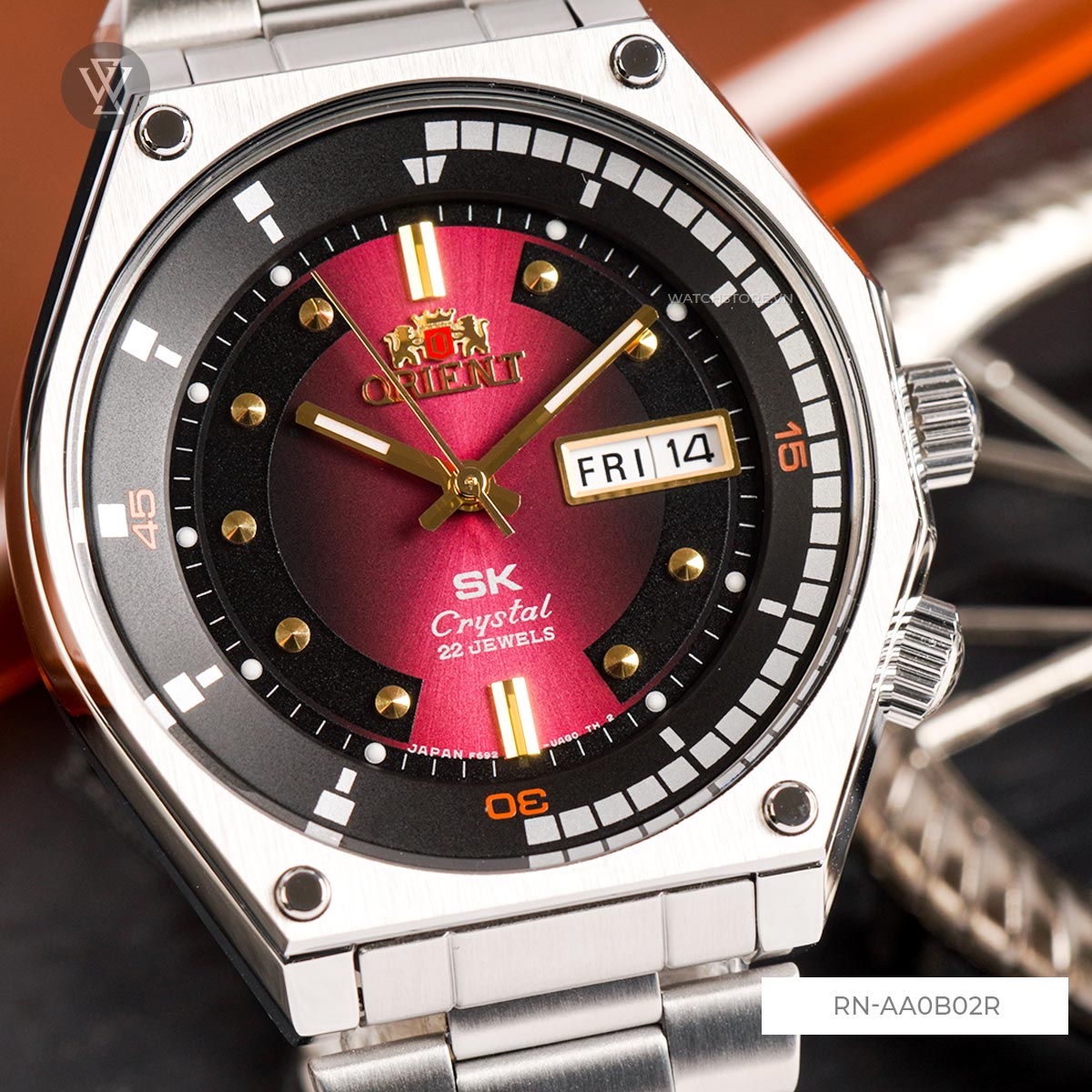 Đồng Hồ Nam Sk Cơ Automatic Huyền Thoại Dây Bạc 4 Màu Mặt 41.7mm