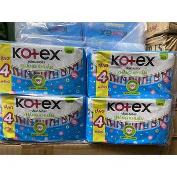 8 gói Kotex Hàng ngày Kháng khuẩn