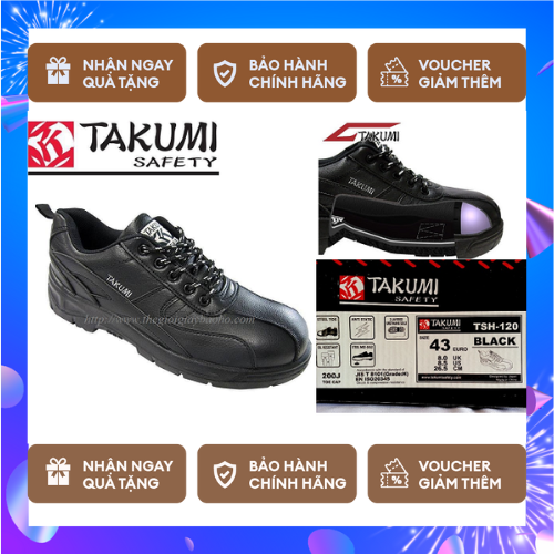Giày bảo hộ Takumi STH 120 chống tĩnh điện, lót thép, mũi phi kim (siêu nhẹ)