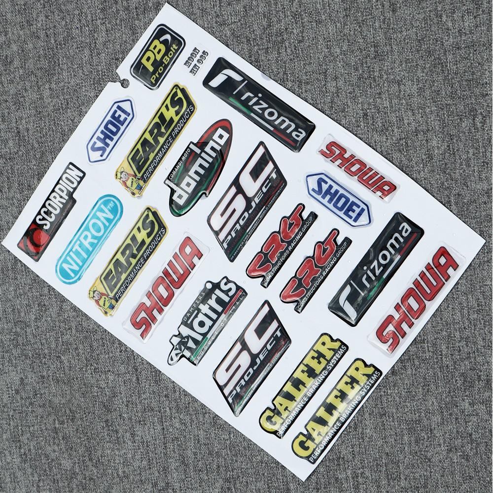 [XẢ KHO] BỘ TEM DÂP NỔI MẪU rizoma, showa, CRG SIÊU DÍNH SIÊU BỀN