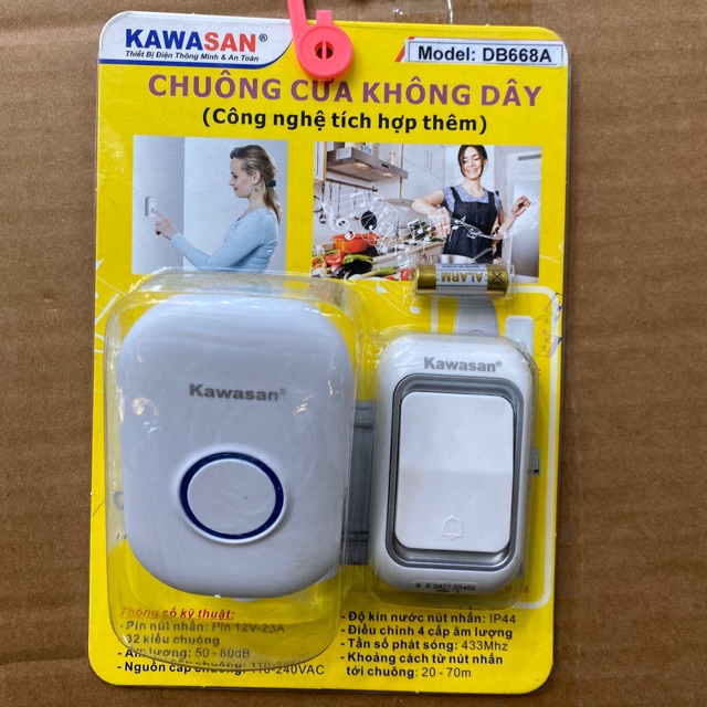 Chuông cửa không dây Kawasan