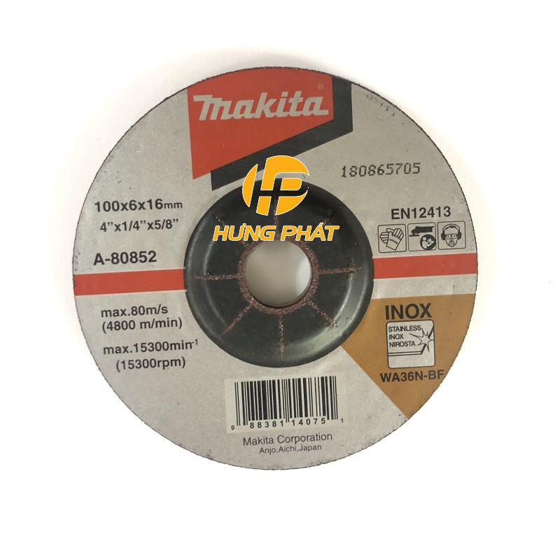 Đá mài sắt Inox Makita A-80852, chất lượng sản phẩm đảm bảo và cam kết hàng đúng như mô tả