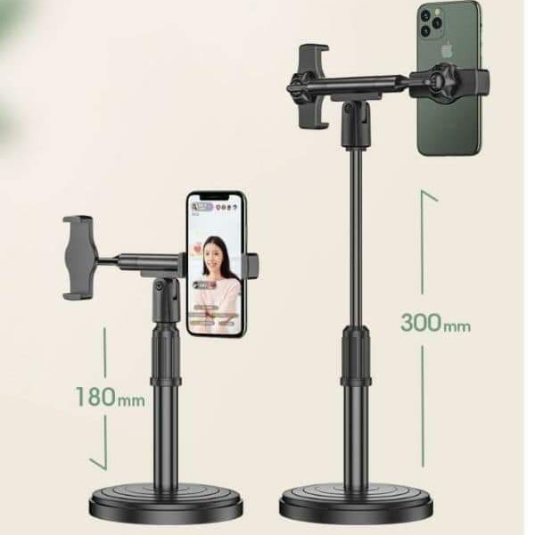Chân kẹp 2 điện thoại live stream