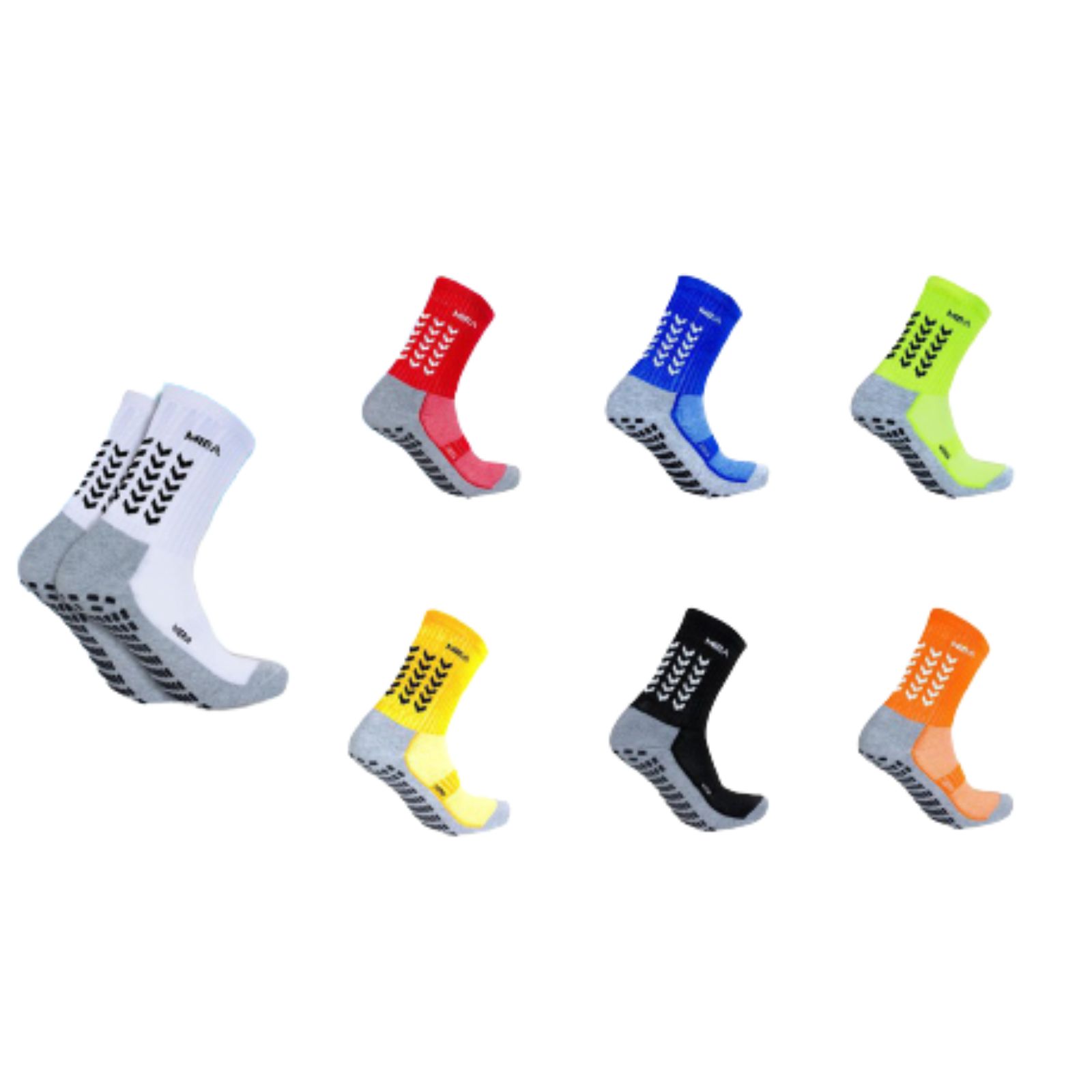 Tất chống trơn Mira Colorful phụ kiện đá bóng nam chất, vớ cao su thể thao cao cấp