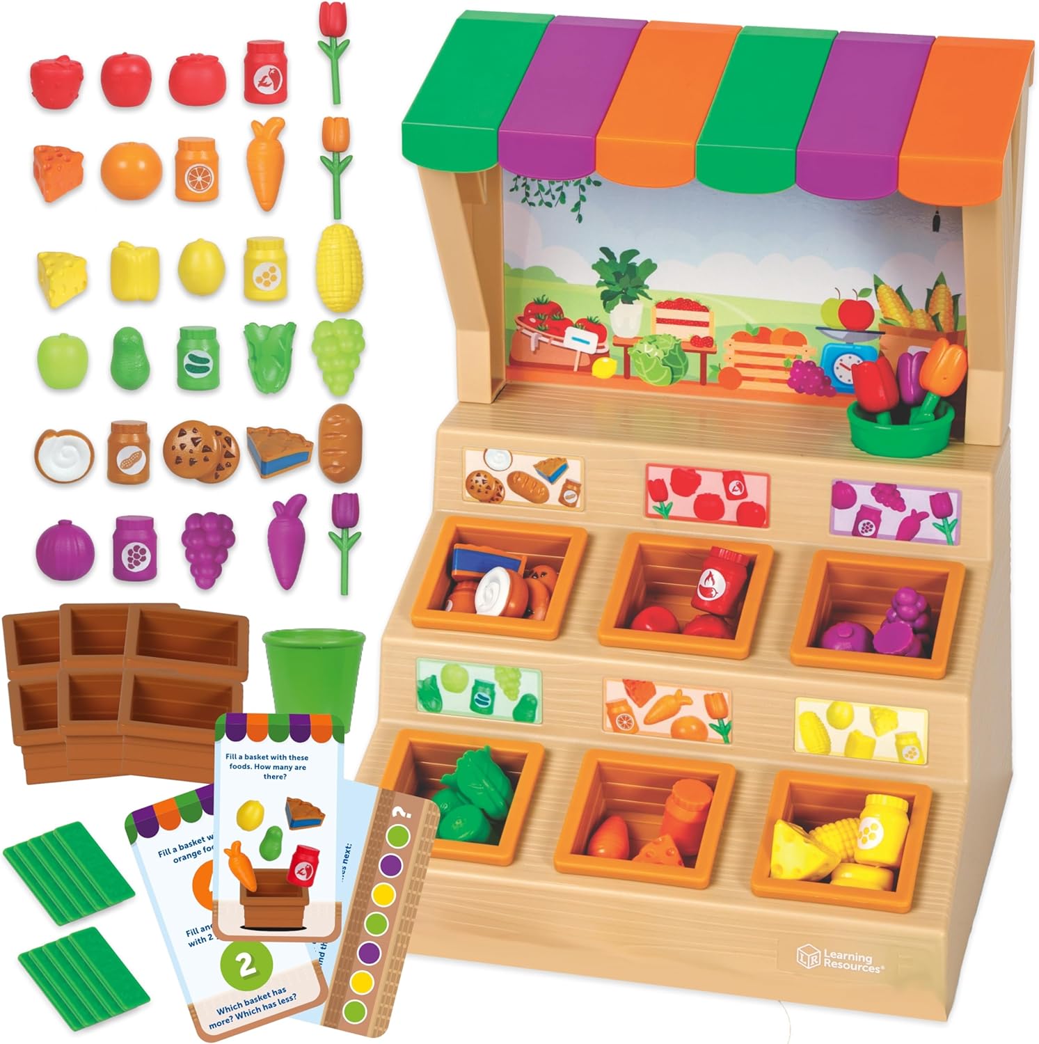Learning Resources Farm Sorting Set , Children's Kitchen 、 Grocery Store Pretend Play 、 Montessori Toys 、food 、 Children's Activities 、 Fine motor skills 、 Easter toys Giá 911,795 Đồng*Miễn phí vận chuyển
