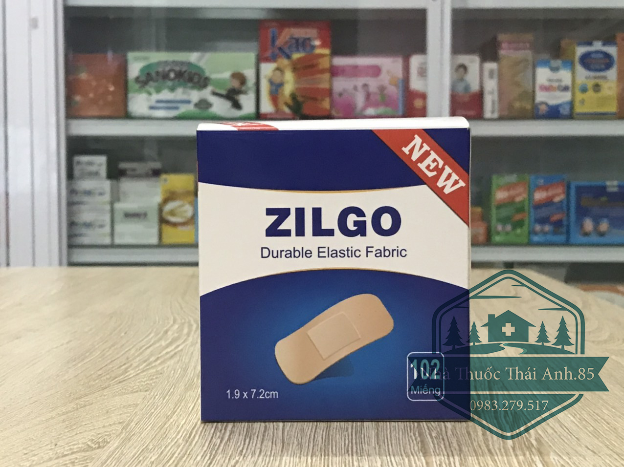 Băng Dính Cá Nhân Y tế Zilgo Hộp 102 Miếng