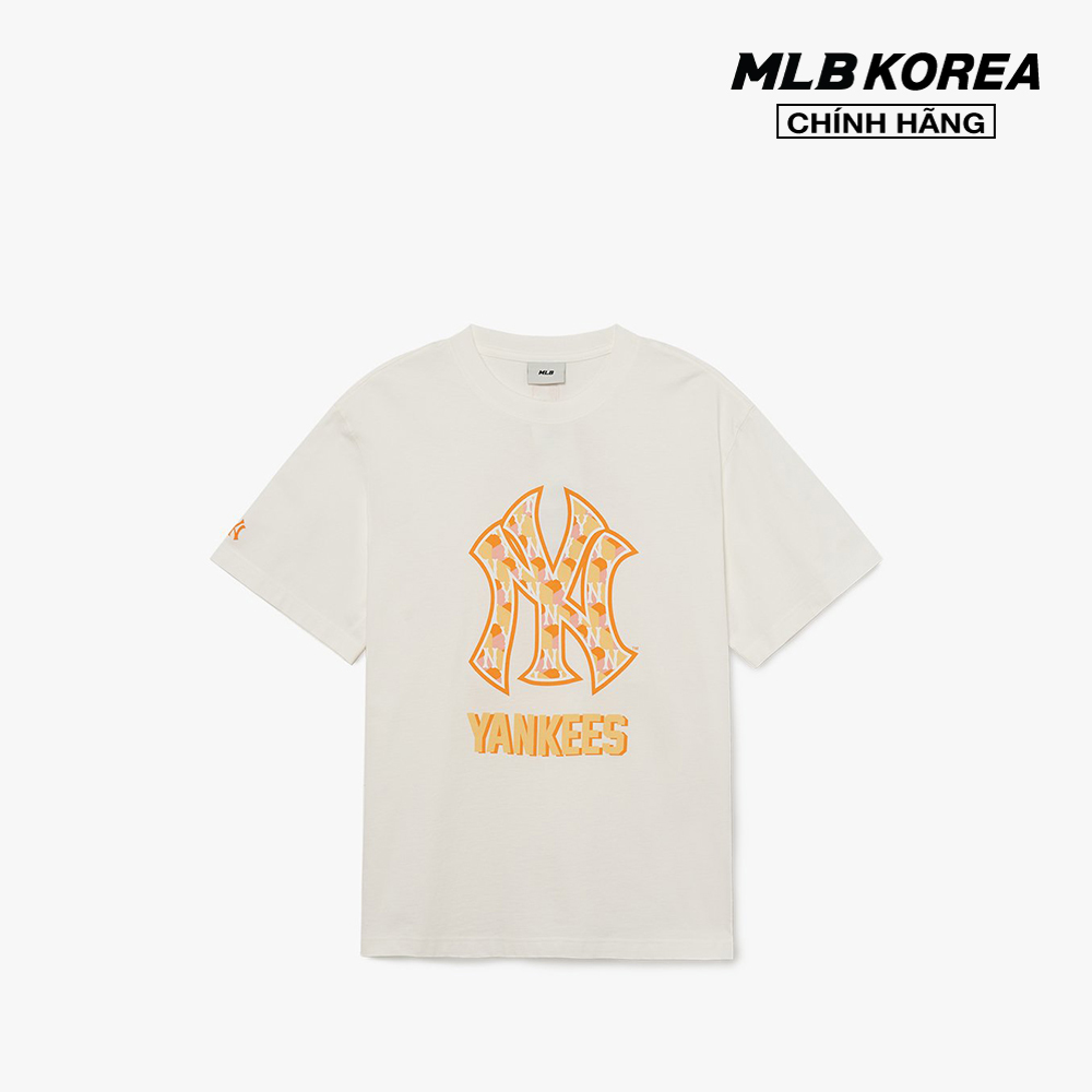 MLB Korea Unisex Street Style Logo T-Shirts (3ATSB0433-07BLS