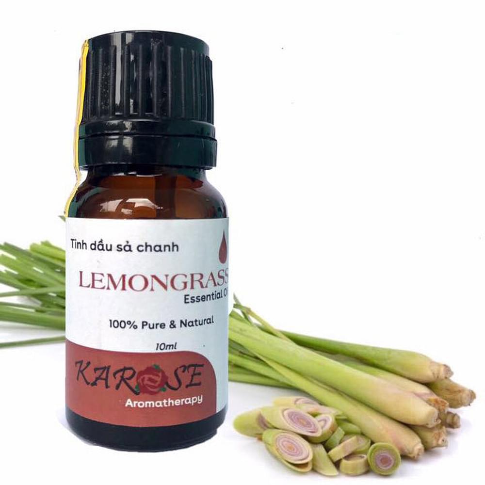 Tinh dầu SẢ CHANH cao cấp giúp giải tỏa căng thẳng, thơm phòng, khử mùi diệt khuẩn, đuổi muỗi và côn trùng, xông hơi giải cảm (Lọ 10ml) - Zenni