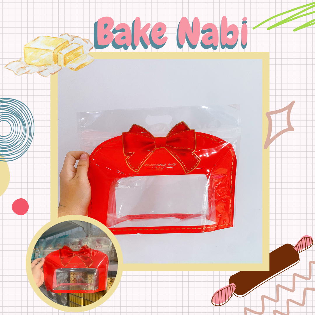 Túi đựng bánh mì nơ đỏ 10 29