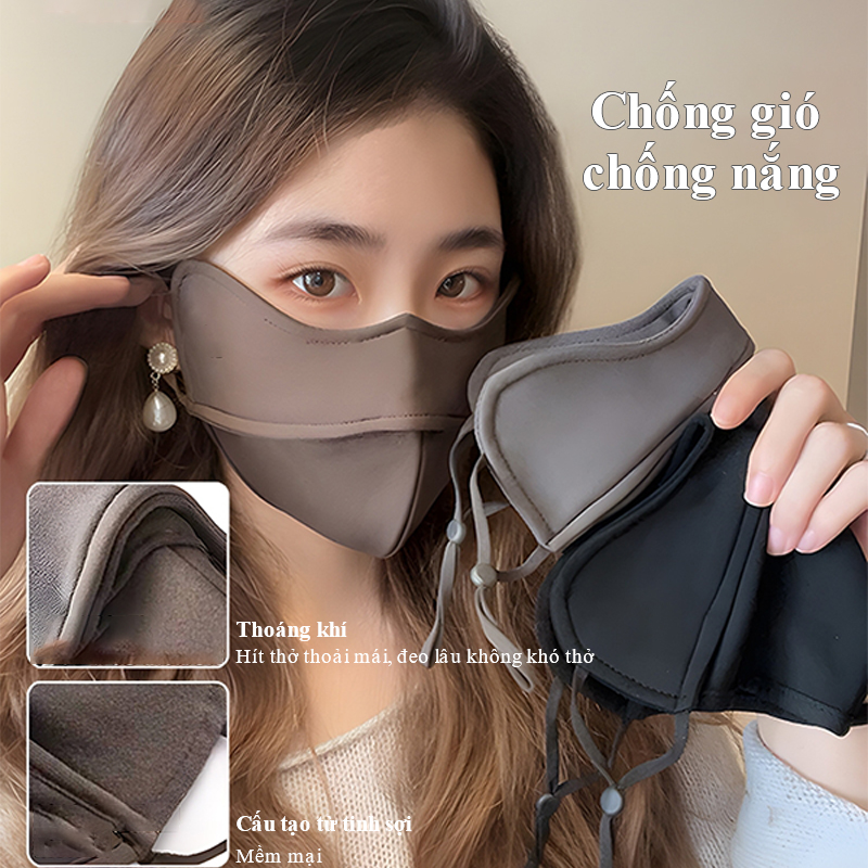 Khẩu trang 5D chống nắng Khẩu trang 5D nhiều màu Khẩu trang chống UV Khẩu trang vải chống nắng Combo khẩu trang vải