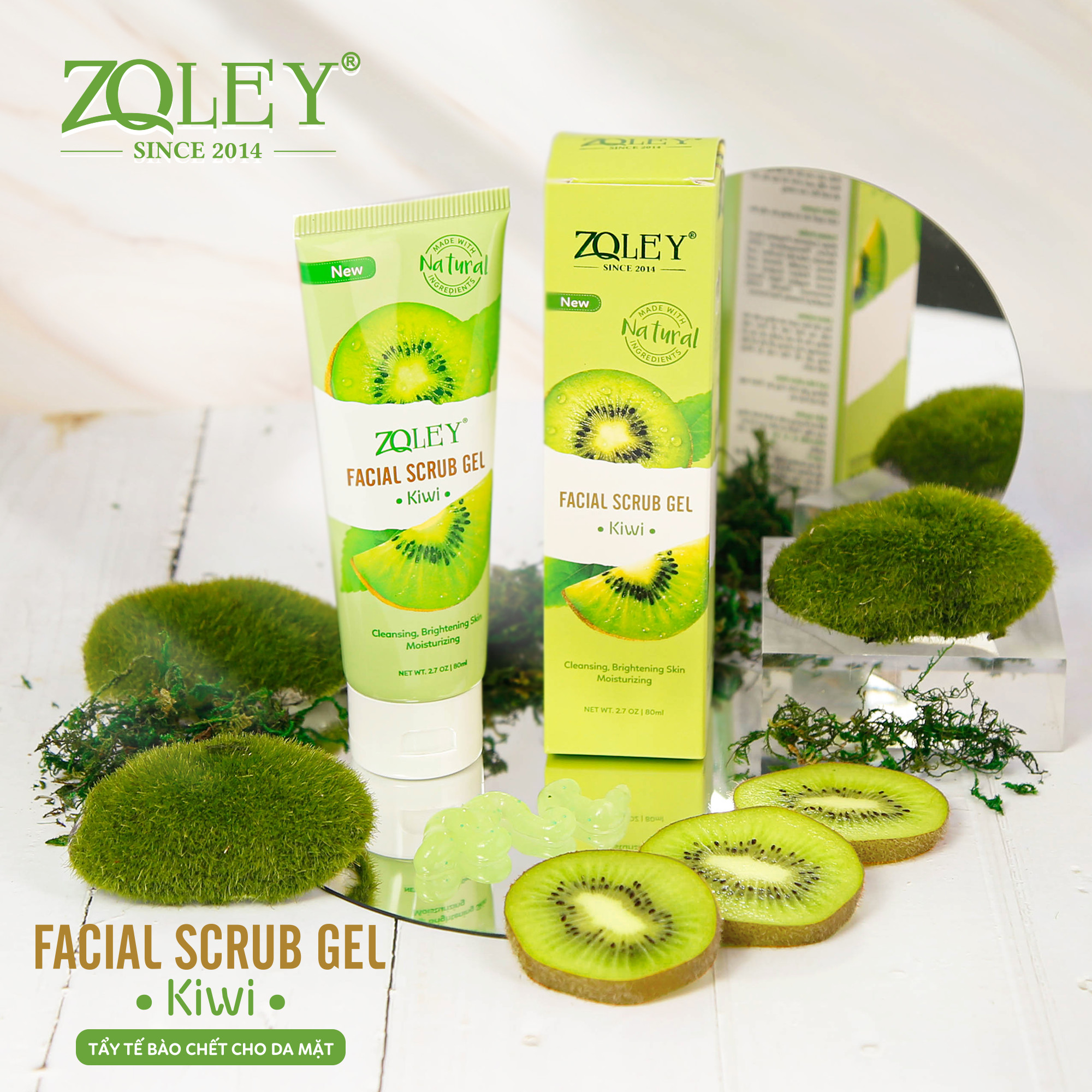 Tẩy tế bào chết zoley cho da mặt - facial scrub gel