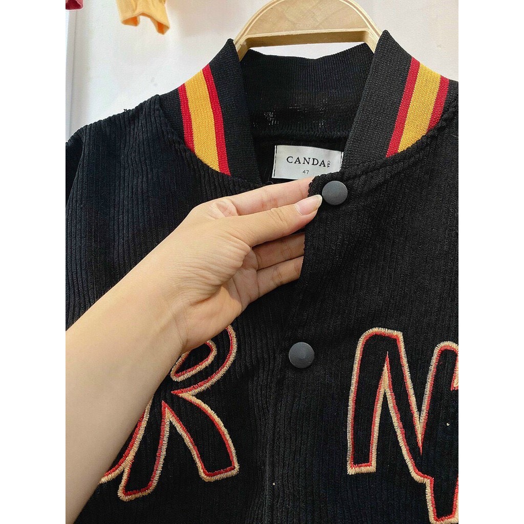 Áo khoác bomber chất nhung - áo bomber nam nữ unisex nhung tăm siêu đẹp