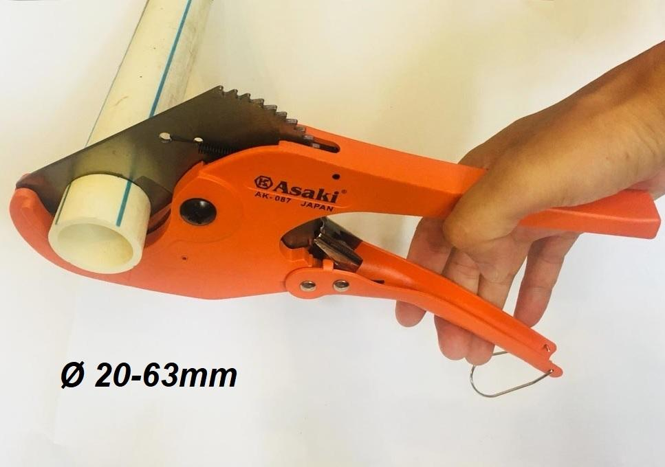 Kéo Cắt Ống Nhựa Pvc 63mm Asaki Ak-0087