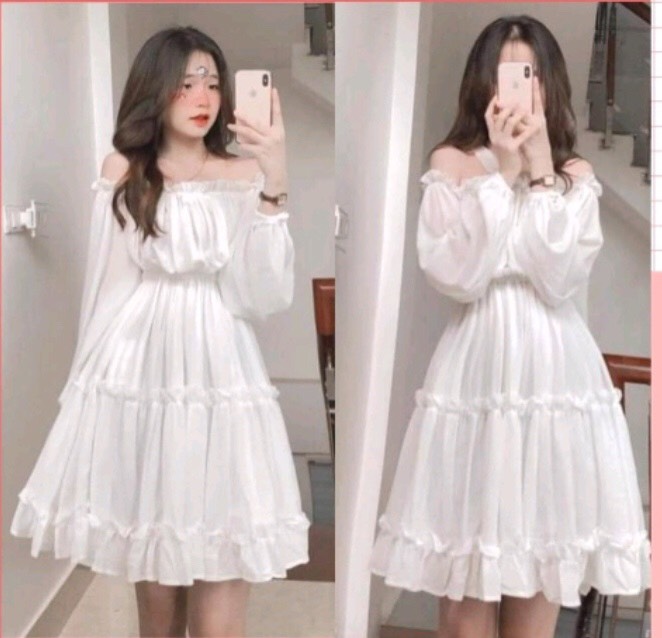 Đầm trắng dự tiệc  Giá Tốt Miễn Phí Vận Chuyển Đủ Loại  Shopee Việt Nam