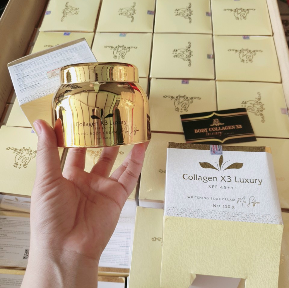 Kem Body Collagen X3 Luxury Đông Anh Chính hãng - Kèm Phiếu bảo hành