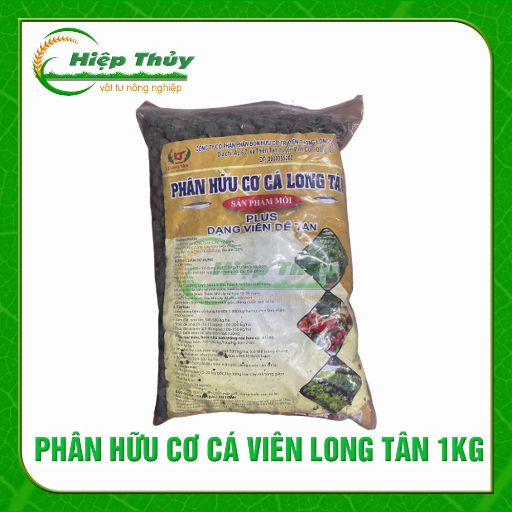 Phân hữu cơ cá viên Long Tân 1kg