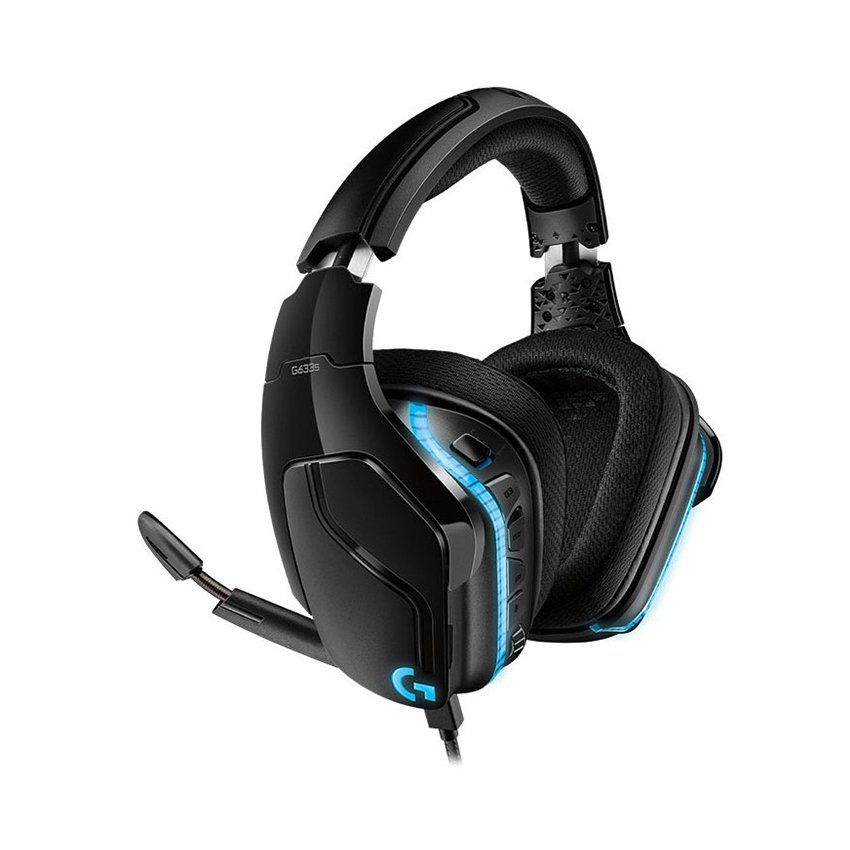 Tai nghe logitech g633s 7.1 surround sound lightsync gaming headset