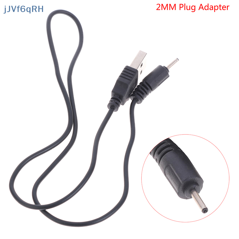 jJVf6qRH Bộ chuyển đổi phích cắm 2.0mm Dây cáp sạc USB cho CA-100C Nokia pin nhỏ điện thoại