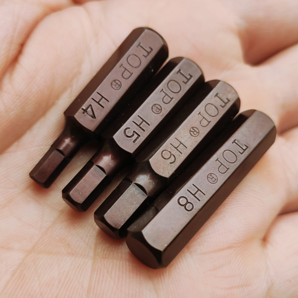 Mũi Đóng Lục Giác, lắp tô vít đóng, nhiều size