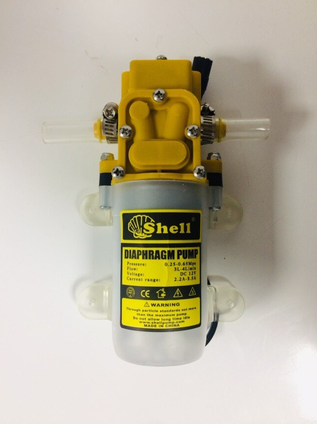 Máy bơm nước mini 12v áp lực cao - máy bơm phun sương dùng rửa xe, phun sương, tưới cây, tưới lan