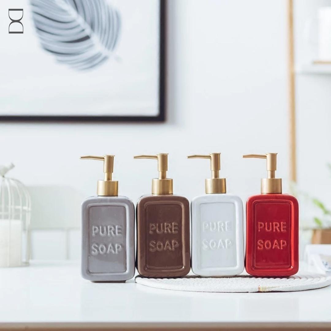 Bình đựng xà phòng, nước rửa tay bằng gốm sứ
