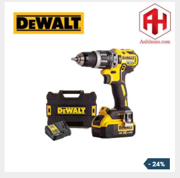 Máy khoan dùng pin DeWALT 18V DCD796M1-B1 cam kết hàng nhận được đúng mô tả đổi trả trong 7 ngày làm việc