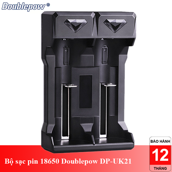Bộ sạc nhanh pin 16850 Doublepow DP-UK21