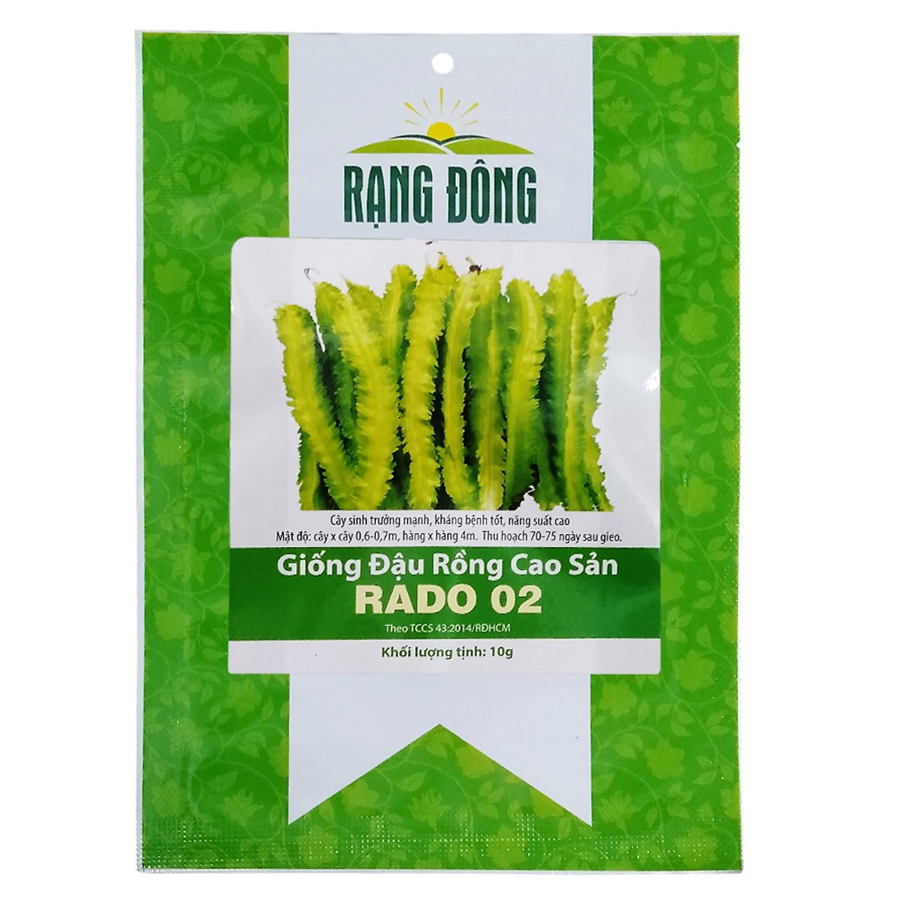 Hạt giống đậu rồng cao sản gói 10gr - rado 02