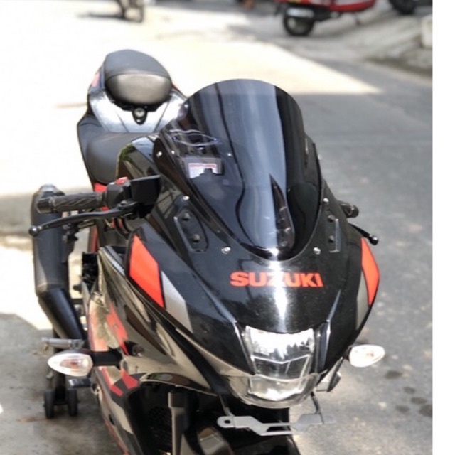 Kính gió gsx150 r - thailand - mẫu indo v1- kính chắn gió r150