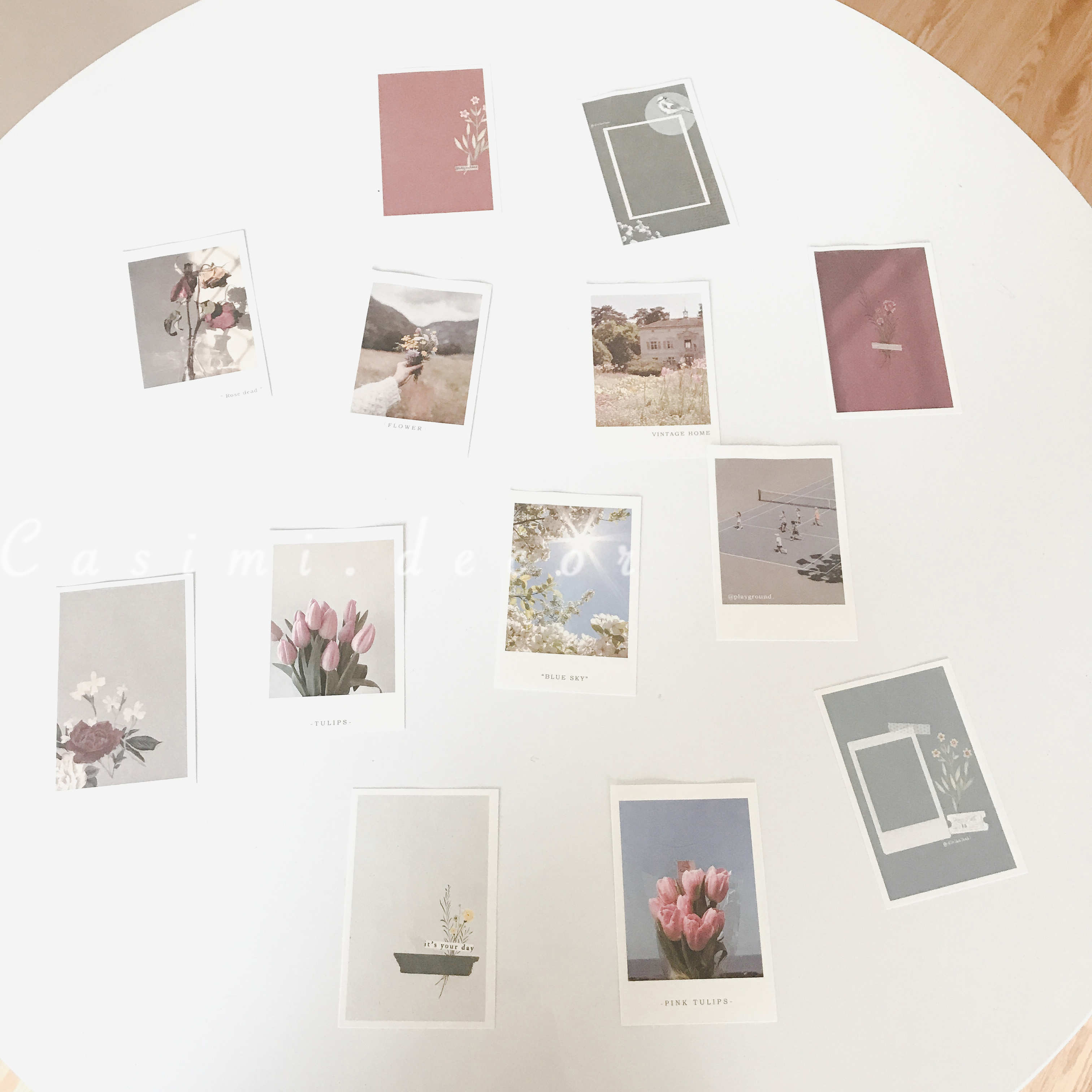 [FOLLOW NHẬN MÃ] 13 bìa ảnh giấy The Answer set A POSTCARD vintage trang trí bàn học dán tường Hàn Quốc Casimi Decor