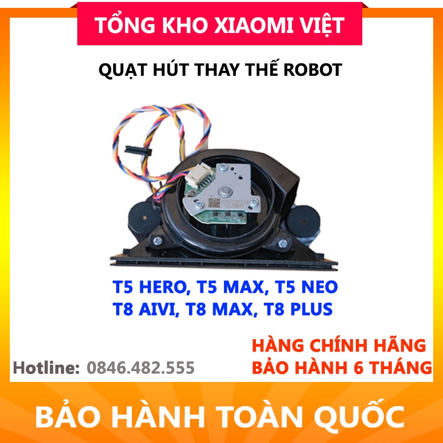 Quạt hút robot ecovacs deebot t5 hero, t5 max, t5 neo / t8 avi, t8 max, t8 plus